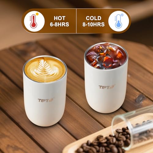 TIPTAP 12oz Stainless Steel Vacuum Insulated Coffee Tumbler