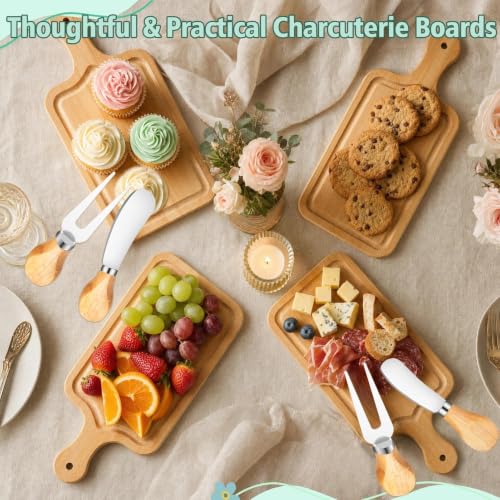 Esmorah Mini Bamboo Charcuterie Board Gift Set - 1 Set Party Favor