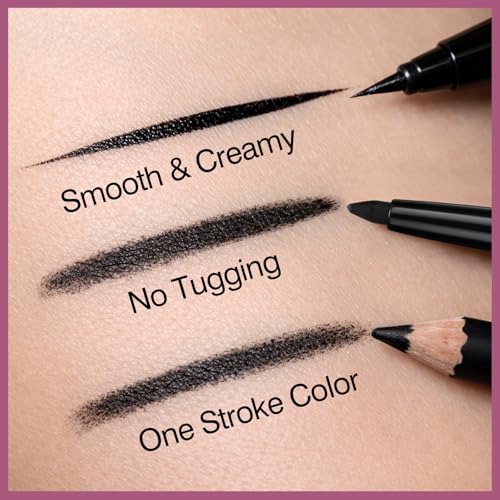 LAVONE 3-in-1 Waterproof Eyeliner Set - Liquid, Gel & Pencil Black