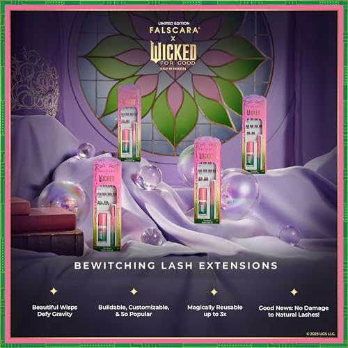 Falscara x Wicked False Eyelash Extension Kit with Gold Glitter