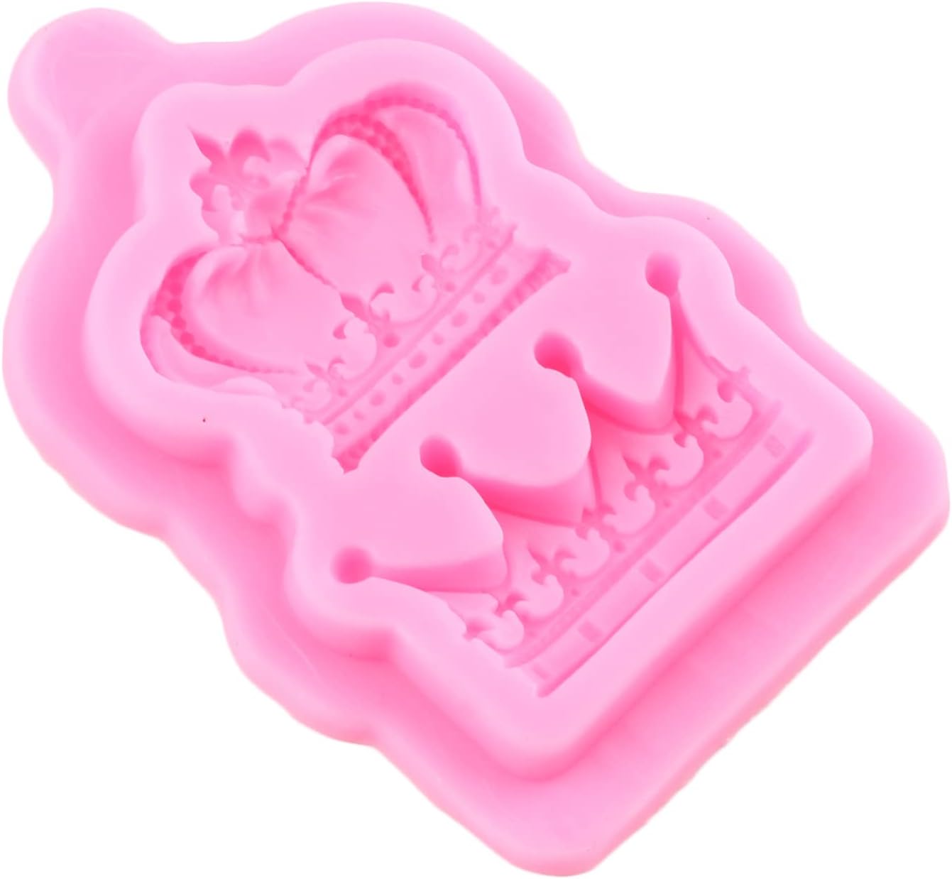Skiennix Silicone Mold Set - Cinderella Fondant Molds for Cake Decoration | 4-Piece Baroque Design