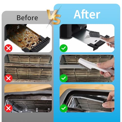 Toaster Cleaning Brush Set for 2 & 4 Slice Toasters & Ovens