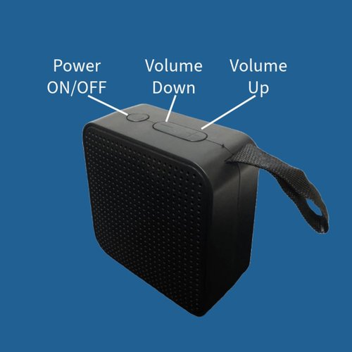 Touchstone Fire Crackle Speaker for Electric Fireplaces - Enhance Your Room with Realistic Crackling Fire Sound Effects - Portable, Rechargeable & Easy Setup