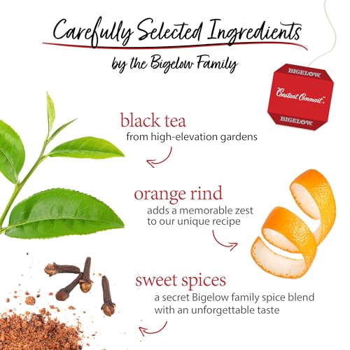 Bigelow Constant Comment Black Tea Bags, 20 Count (Pack of 6)
