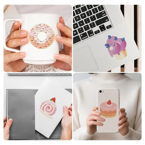 INCOK Sweet Saassy and Seven Temporary Tattoos - 200+ Ice Cream & Donut 7th Birthday Party Favors