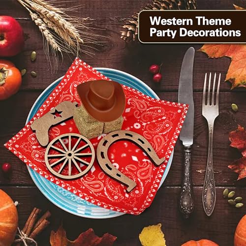 36PCS Mini Cowboy Hat Party Decorations for Western Theme Events
