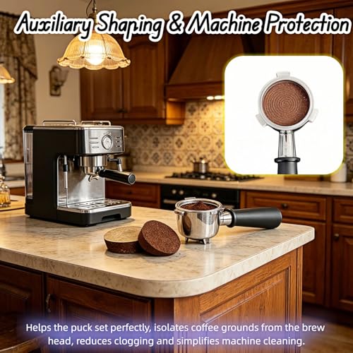 Espresso Paper Filters 51mm/58mm - 200 Pcs Disposable Coffee Filters