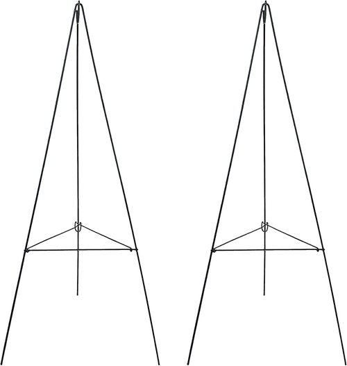 Christmas Wreath Stand by [Brand Name] - 30-Inch Large Wire Easel Holder for Cemetery & Outdoor Use
