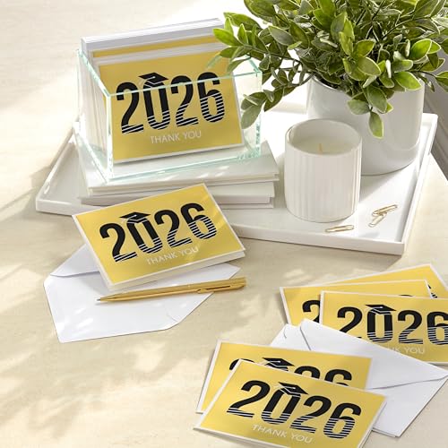 Hallmark Graduation Thank You Cards, Class of 2026, 40 Pack