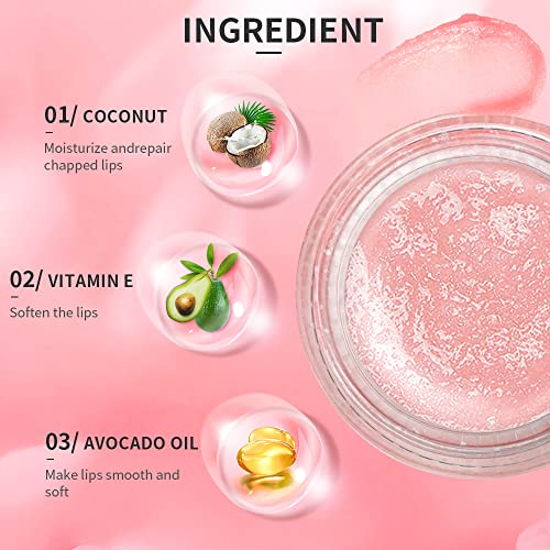 DR.YIMAN Strawberry Sugar Lip Scrub and Exfoliating Moisturizer