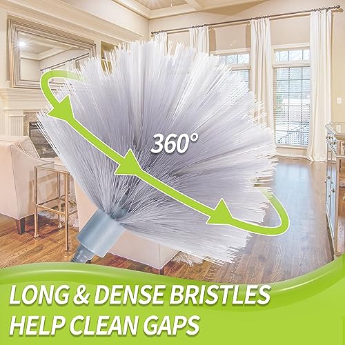 IVYROLL Cobweb Duster Set A with Extension Pole & Brush