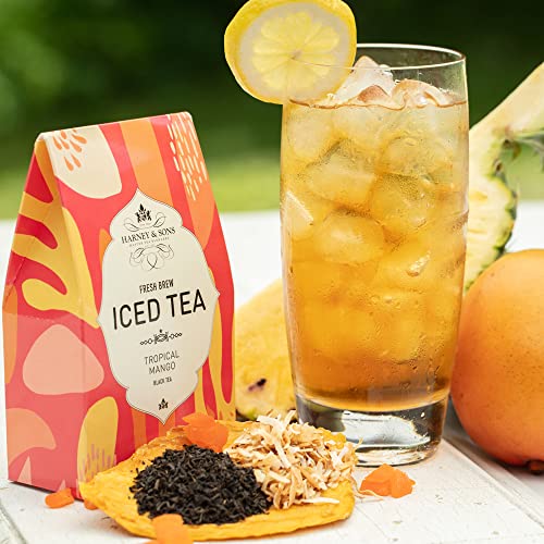 Harney & Sons Tropical Mango Iced Tea - 3 Bags, 2 Quart Each
