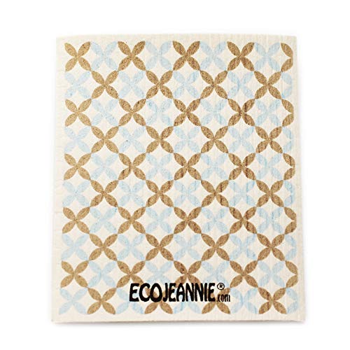 EcoJeannie Eco-Friendly Biodegradable Cleaning Cloths - 4 Pack