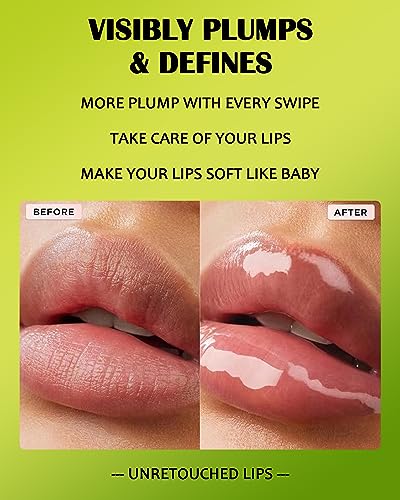 LYSdefeu Hydrating Lip Oil Tint - Moisturizing Non-Sticky Glossy Lip Care