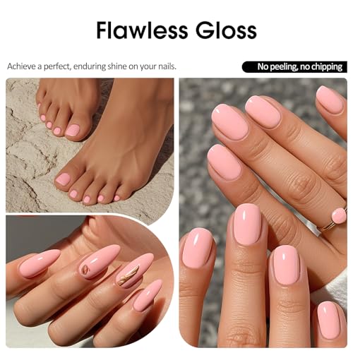 VENALISA Nude Pink Gel Nail Polish 10ml Soak Off UV LED Manicure