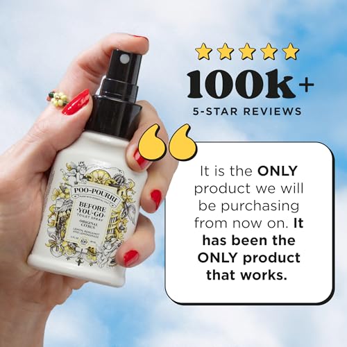 Poo-Pourri Before-You-Go Toilet Spray, Original Citrus, 8 Fl Oz - Up to 400 Uses