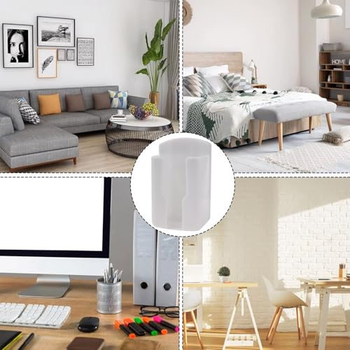2-Pack Adhesive Remote Control Holder - Wall-Mounted Mini Storage