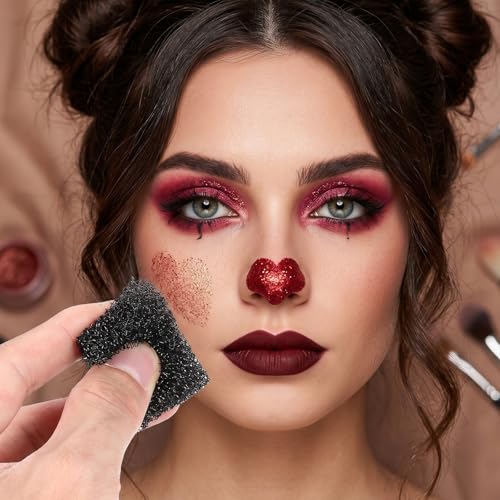 12 Pcs SFX Makeup Stipple Sponges for Special Effects and Halloween