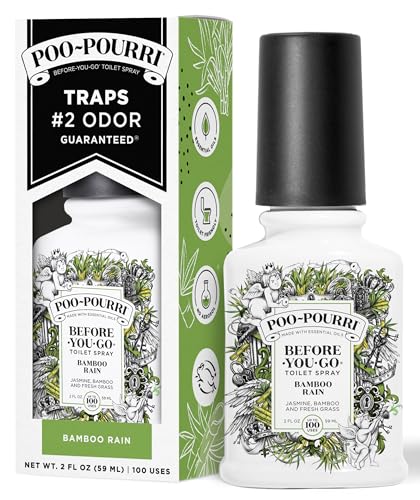 Poo-Pourri Bamboo Rain Toilet Spray - 2 Fl Oz, 100 Uses