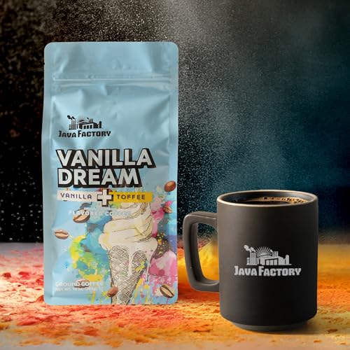 Java Factory Vanilla Dream Flavored Ground Coffee - 10 Oz