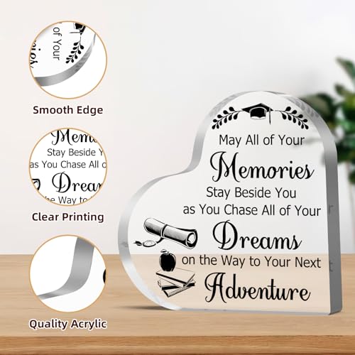 Inspirational Graduation Acrylic Sign - Funny Gift for Him/Her