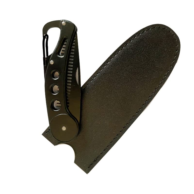 Stainless Steel Folding Beard Comb & Mustache Pocket Grooming Tool with Bottle Opener
