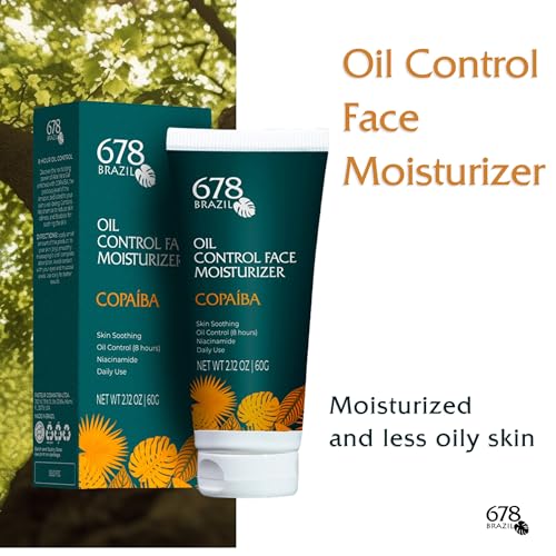 678Brazil Oil Control Facial Moisturizing Gel - Mattifying & Hydrating Niacinamide Skincare
