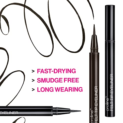 wet n wild Proline Felt Tip Eyeliner Dark Brown .017 oz