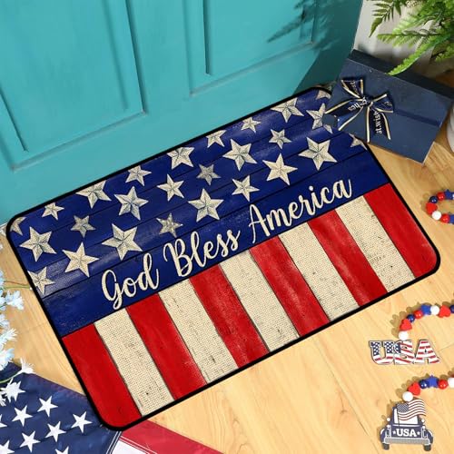 God Bless America Doormat - 250th Anniversary Welcome Mat
