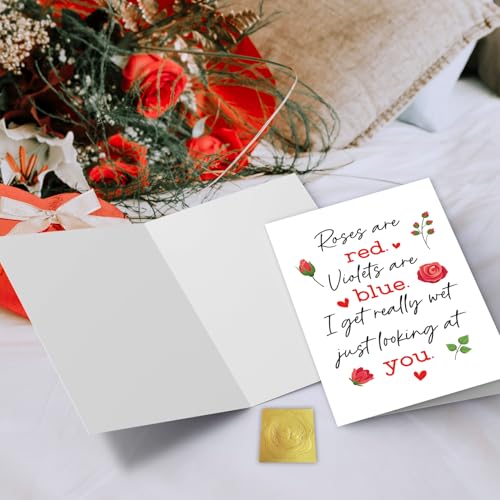 Funny Rude Anniversary Card - Explicit Roses Are Red Poem
