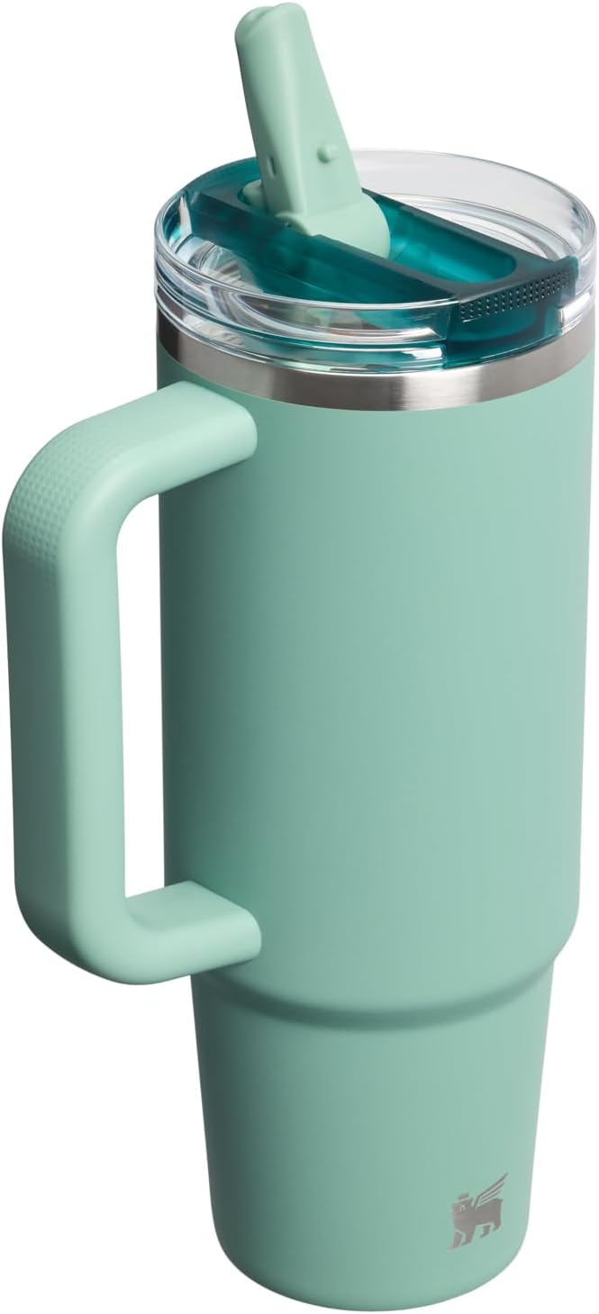STANLEY Quencher ProTour 30 oz Tumbler - Leakproof Lid, Built-In Straw & Handle | Insulated Stainless Steel | BPA-Free | Spring Green
