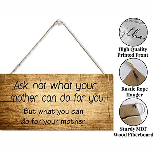 Bubby's House Wood Sign - 12x6 Inch Indoor/Outdoor Decor