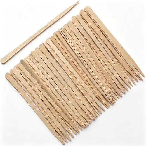 Borogo 250Pcs Wooden Waxing Sticks for Facial and Body Hair Removal