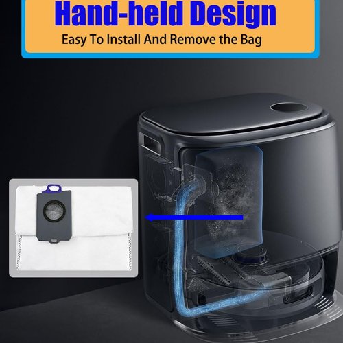 10 Pack Vacuum Bags Compatible WIth Narwal Freo Z Ultra Z10,Specialized Replacement Dust Bag For Narwal Freo Z Ultra Z10 Robot Vacuum Cleaner