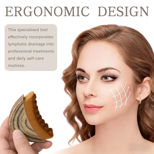 Viakistar Lymphatic Contour Face Brush for Drainage and Skin Care
