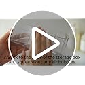 Wall-Mounted Bathroom Organizer with 5 Compartments for Cosmetics