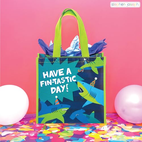 Stephen Joseph Medium Recycled Gift Bag for Kids - Eco-Friendly Party Bag