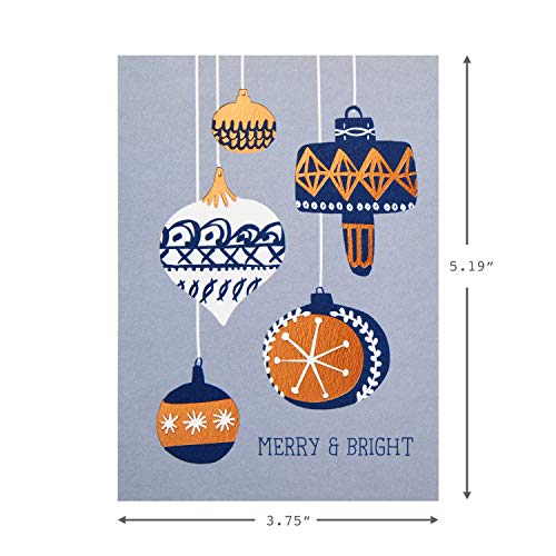 Hallmark Boxed Christmas Cards Assortment, Peace Hope Joy (48 Cards with Envelopes) (1XPX5176)