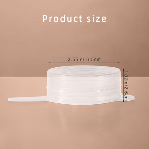 4pcs Lid Cover for Bar Keepers Friend, Transparent Silicone Cap Replacement Lid Accessories Compatible with Barkeepers Friend Cleanser 12oz & 21oz
