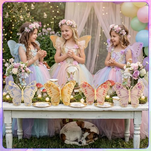 BESARME 12 Pcs Large 3D Butterfly Decorations - 9.8x7.1 in