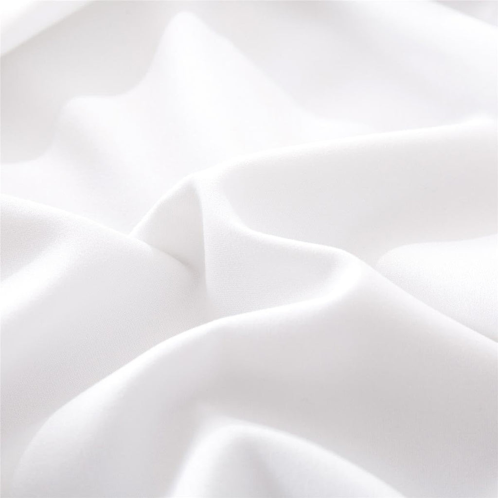 Microfiber Pillowcases 2 Pack - Super Soft, Wrinkle & Stain Resistant, 20x26, White | Envelope Closure