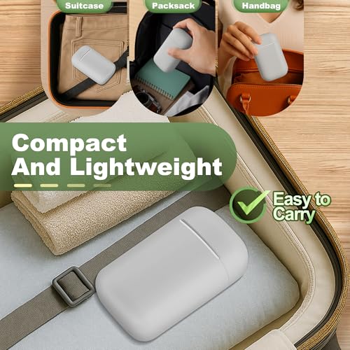 Leak-Proof Travel Soap Case with Drainage Tray - Gray Soap Holder
