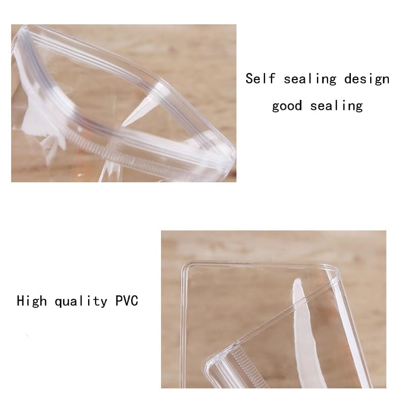 Croshuki 30pcs Clear Jewelry Organizer Bags – 3 Sizes for Travel