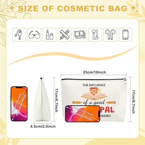 Principal Makeup Bag Cotton Linen Appreciation Gift for Women