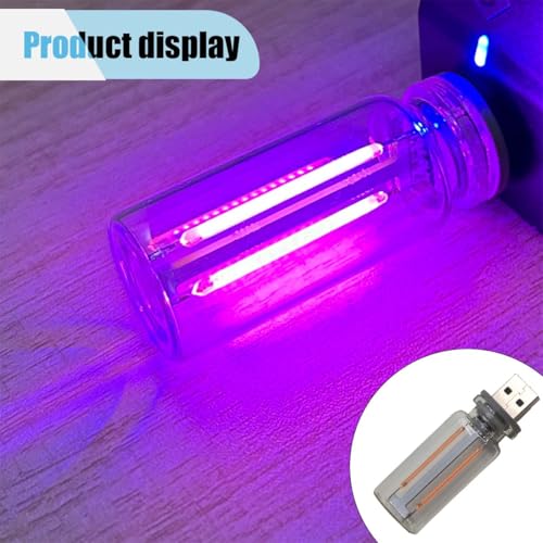 USB LED Ambient Light | Mini Retro Car Night Lamp - Purple