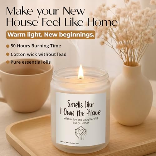 KINSHEART 9 oz Scented Candle - Housewarming Gift for New Homeowners