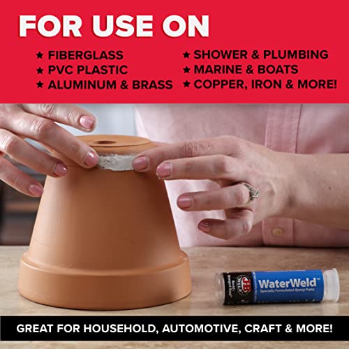J-B Weld WaterWeld Epoxy Putty Stick - 2 oz. (Pack of 2)