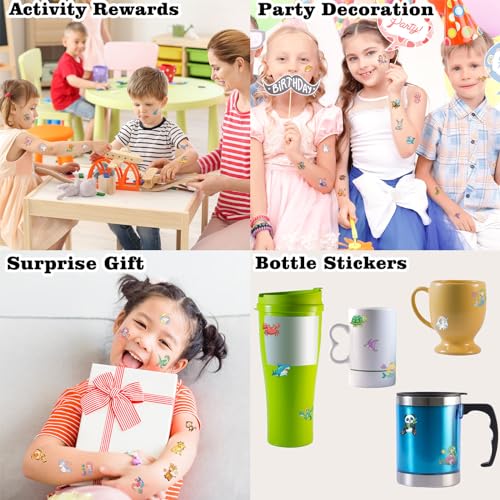 Kopokita 104 Pcs Kids Temporary Tattoos Assorted Party Favors