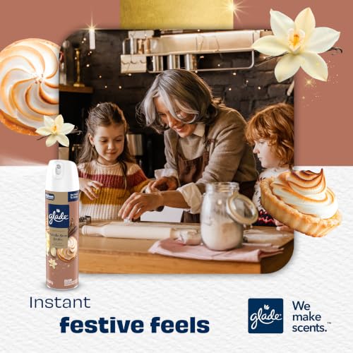 Glade Soft Mist Air Freshener, Vanilla Bean Brulee, 7.3oz - 6 Pack