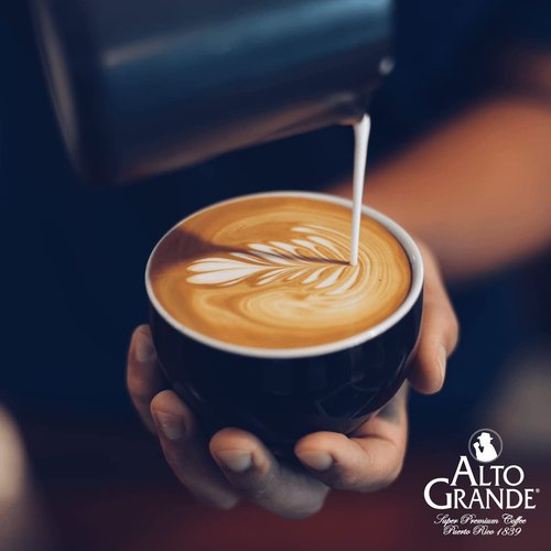 Alto Grande Super Premium Coffee Beans, Medium Dark Roast, Single Origin, Puerto Rico Arabica, Whole Bean, 2 Pound (Pack of 1)